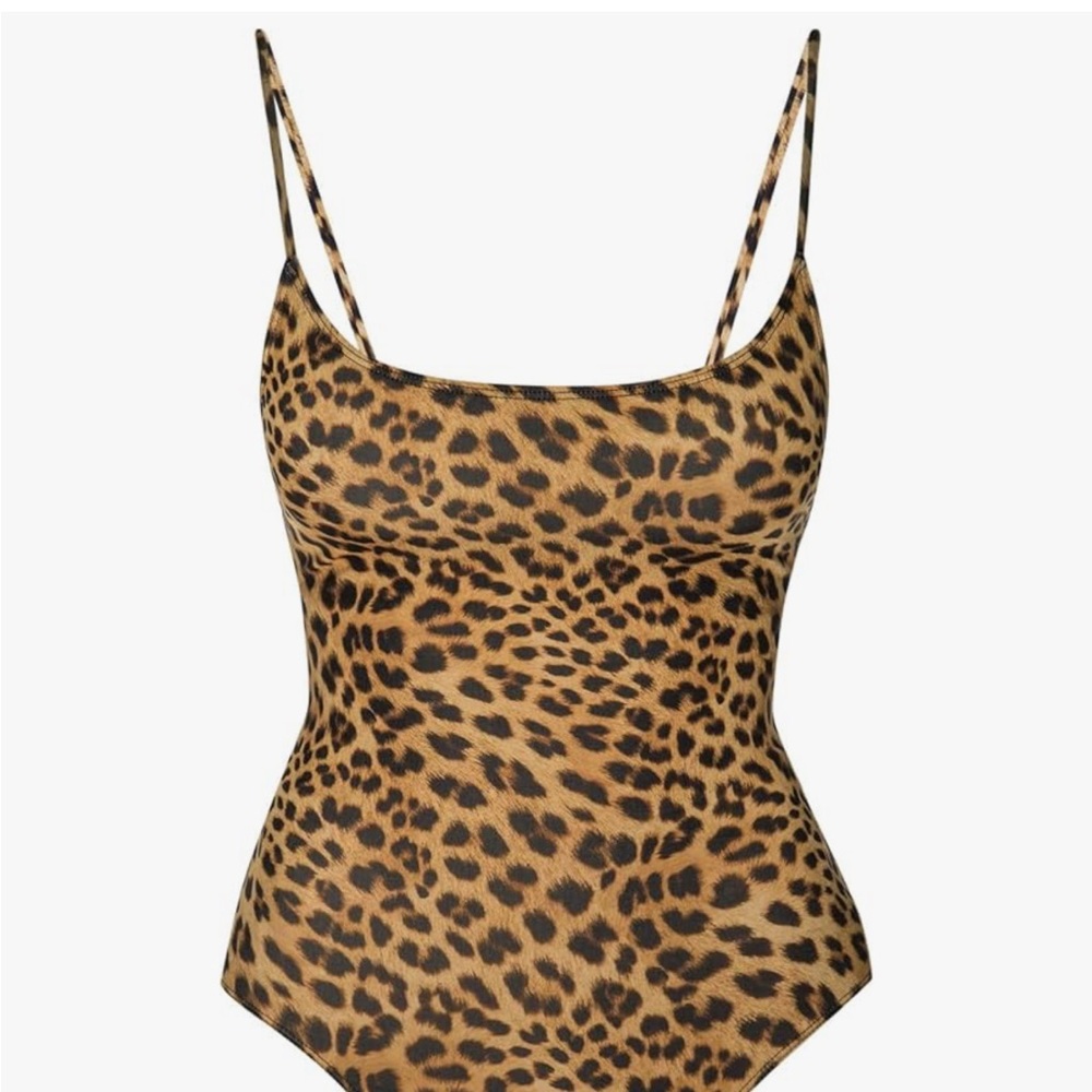 Amazon Essentials Leopard Print One Piece Swimsuit - image 1
